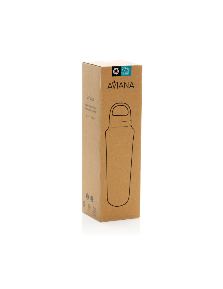 Gourde 740ml en acier recyclé RCS Aviana Rowan personnalisable