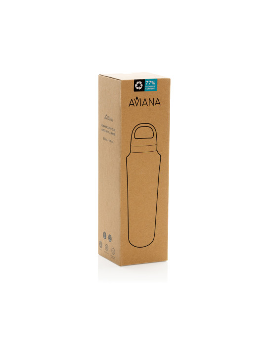 Gourde 740ml en acier recyclé RCS Aviana Rowan personnalisable