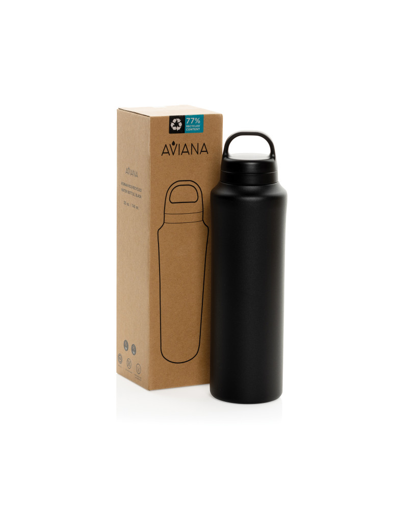 Gourde 740ml en acier recyclé RCS Aviana Rowan personnalisable