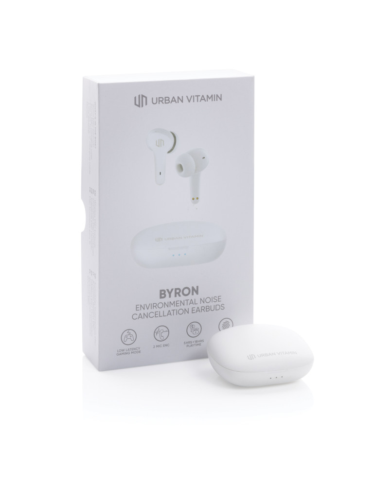 Écouteurs Urban Vitamin Byron avec ENC personnalisables