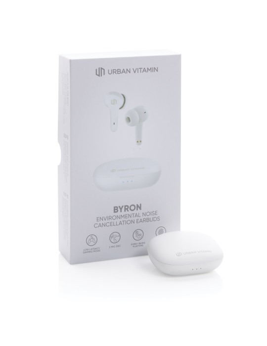 Écouteurs Urban Vitamin Byron avec ENC personnalisables
