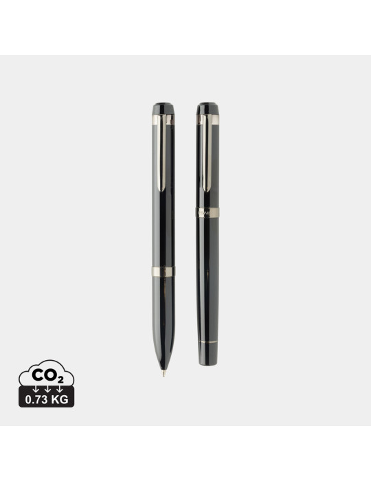 Coffret stylos Swiss Peak Oslo en métal RCS personnalisable