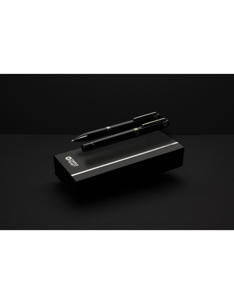 Coffret stylos Swiss Peak Oslo en métal RCS personnalisable