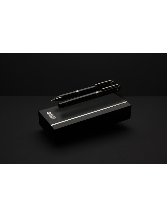 Coffret stylos Swiss Peak Oslo en métal RCS personnalisable