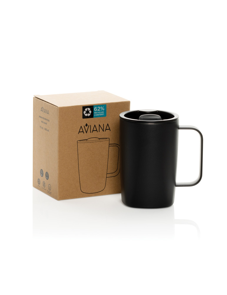 Mug 450ml en acier recyclé RCS Aviana Rowan personnalisable