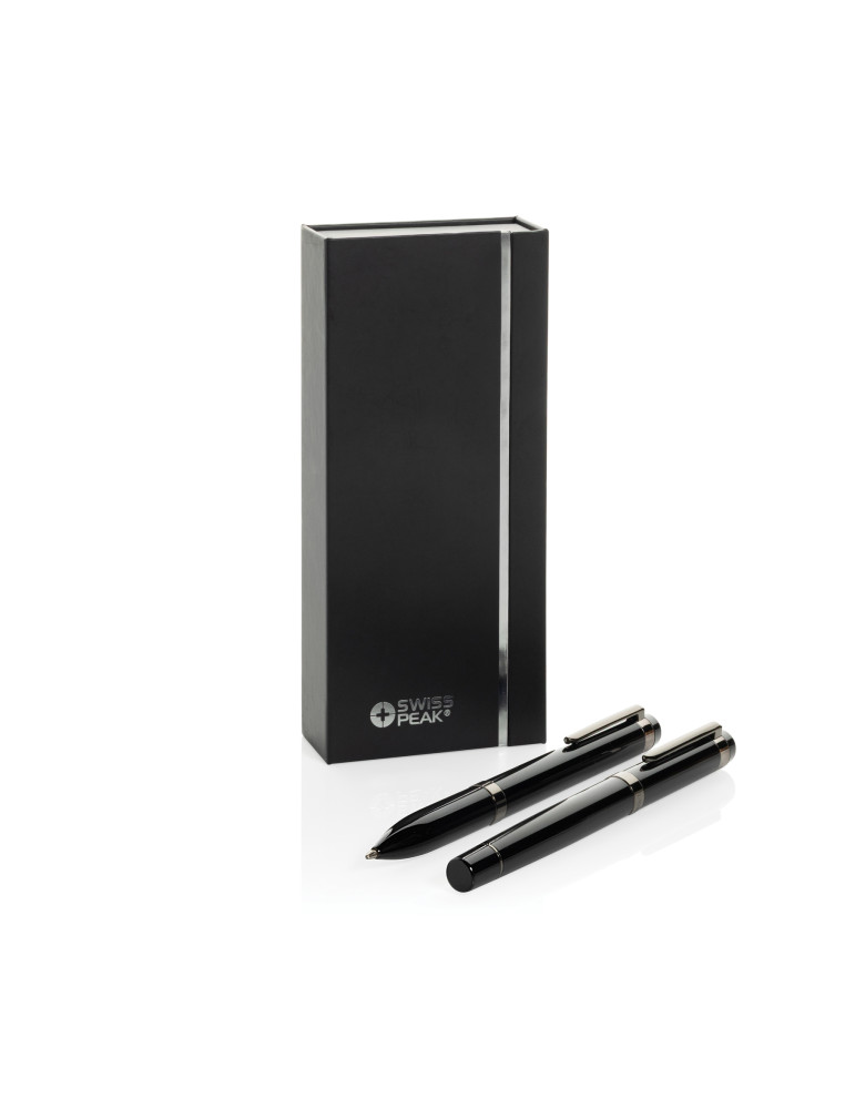 Coffret stylos Swiss Peak Oslo en métal RCS personnalisable