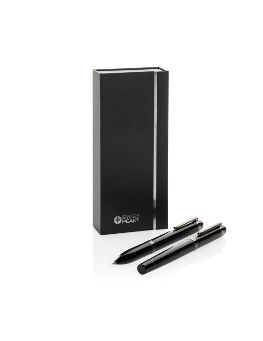 Coffret stylos Swiss Peak Oslo en métal RCS personnalisable