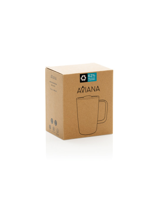 Mug 450ml en acier recyclé RCS Aviana Rowan personnalisable