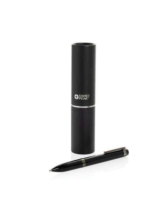 Stylo Swiss Peak Oslo en acier recyclé RCS personnalisable
