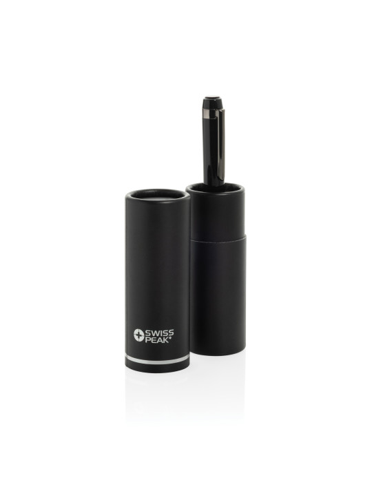 Stylo Swiss Peak Oslo en acier recyclé RCS personnalisable