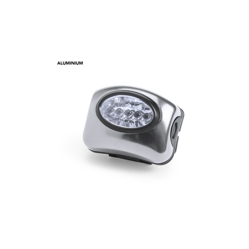 Lampe Frontale Pratique Éclairage Puissant Lokys Matières : aluminium Couleurs : bleu marquage laser ultra précis