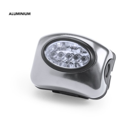 Lampe Frontale Pratique Éclairage Puissant Lokys Matières : aluminium Couleurs : bleu marquage laser ultra précis