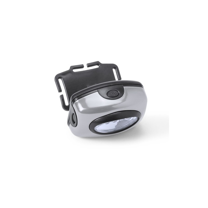Lampe Frontale Pratique Éclairage Puissant Lokys Matières : aluminium Couleurs : bleu objet publicitaire robuste