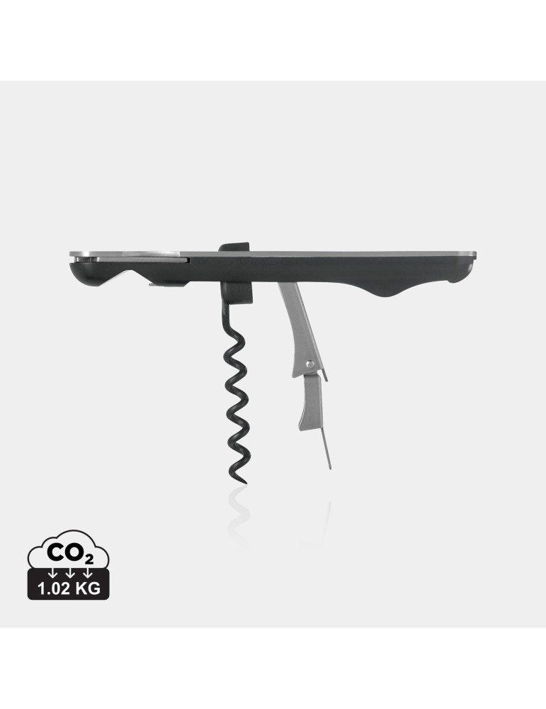 Tire-bouchon AdHoc PushPull avec coupe-capsule personnalisable