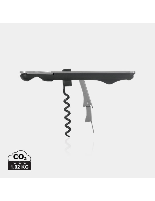 Tire-bouchon AdHoc PushPull avec coupe-capsule personnalisable