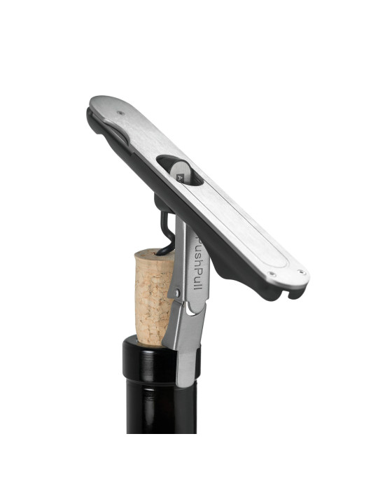 Tire-bouchon AdHoc PushPull avec coupe-capsule personnalisable