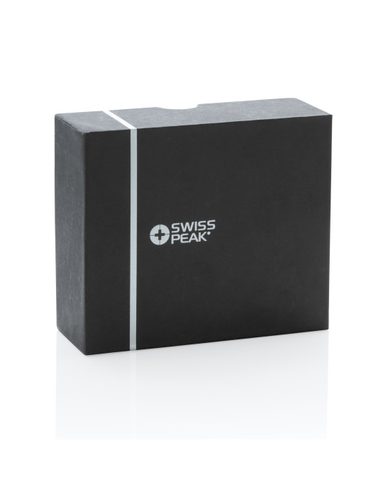 Écouteurs Swiss Peak TWS 2.0 en ABS recyclé personnalisables