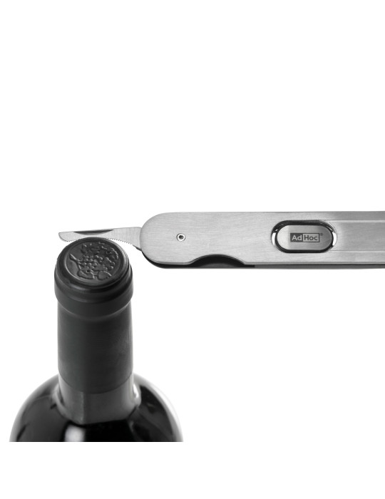 Tire-bouchon AdHoc PushPull avec coupe-capsule personnalisable