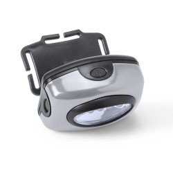 Lampe Frontale Pratique Éclairage Puissant Lokys Matières : aluminium Couleurs : argenté cadeau client original