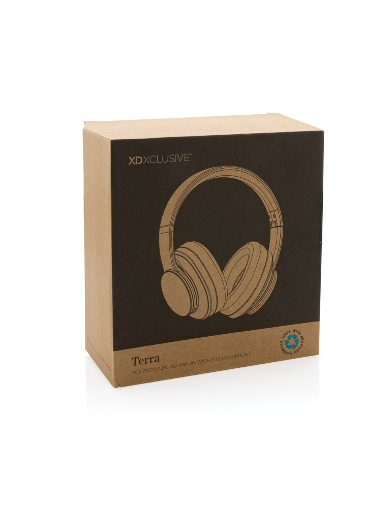 Casque pliable Terra en aluminium recyclé RCS personnalisable