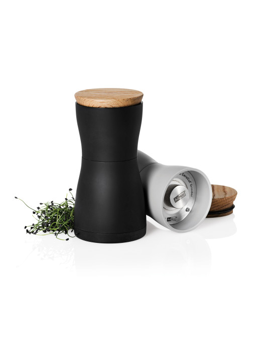 Duo de moulins sel et poivre AdHoc Twin personnalisable
