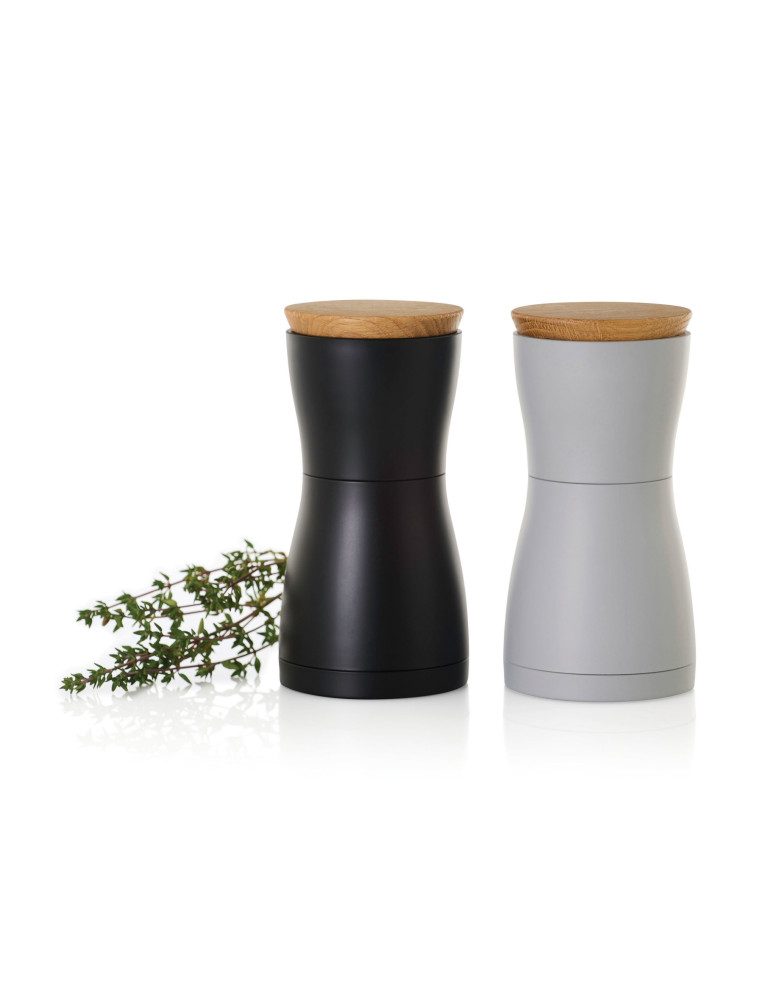 Duo de moulins sel et poivre AdHoc Twin personnalisable