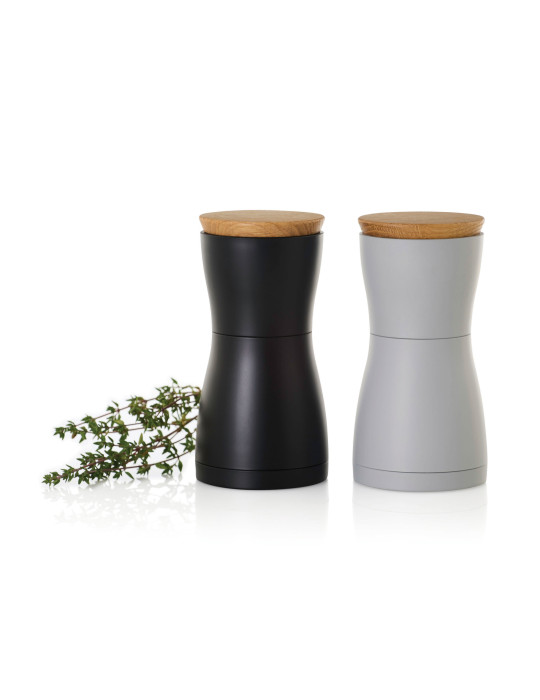 Duo de moulins sel et poivre AdHoc Twin personnalisable