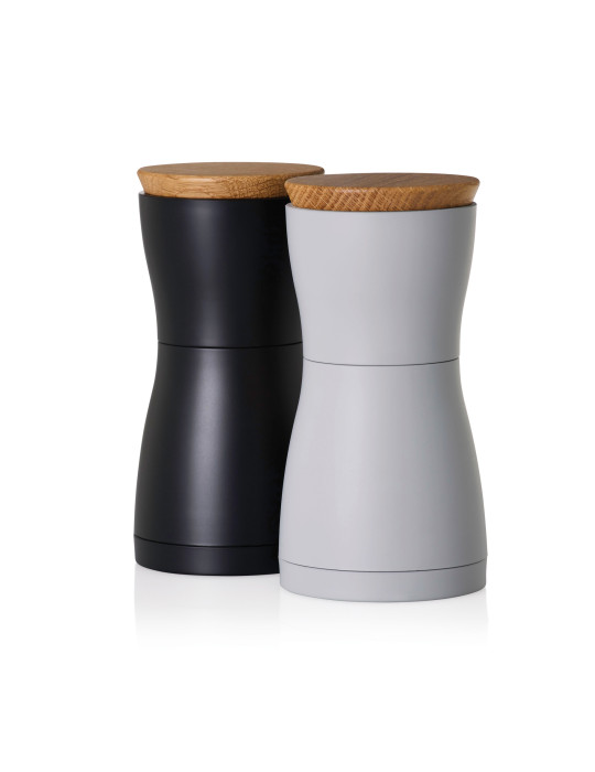 Duo de moulins sel et poivre AdHoc Twin personnalisable