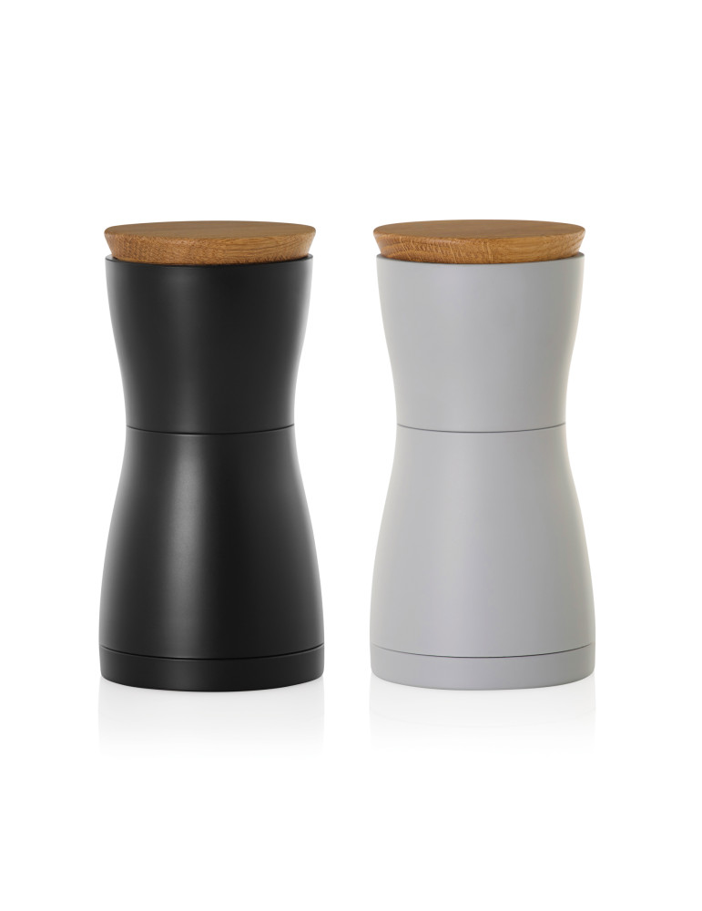 Duo de moulins sel et poivre AdHoc Twin personnalisable