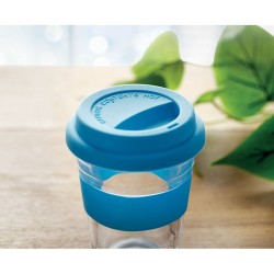 Gobelet en verre personnalisable  350 ml - ASTOGLASS Matières : verre Couleurs : bleu accessoire événementiel unique
