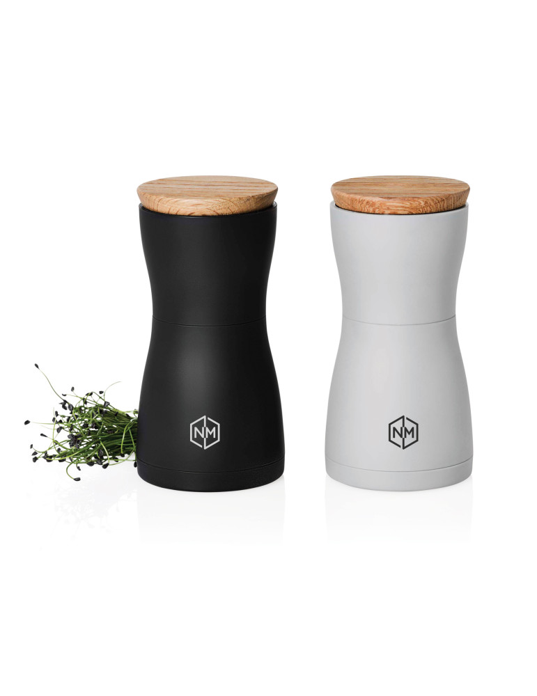 Duo de moulins sel et poivre AdHoc Twin personnalisable