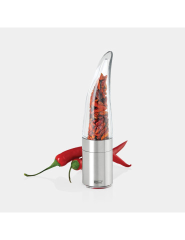 Coupe-piment AdHoc Pepe en inox et acrylique personnalisable