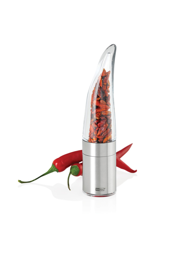 Coupe-piment AdHoc Pepe en inox et acrylique personnalisable