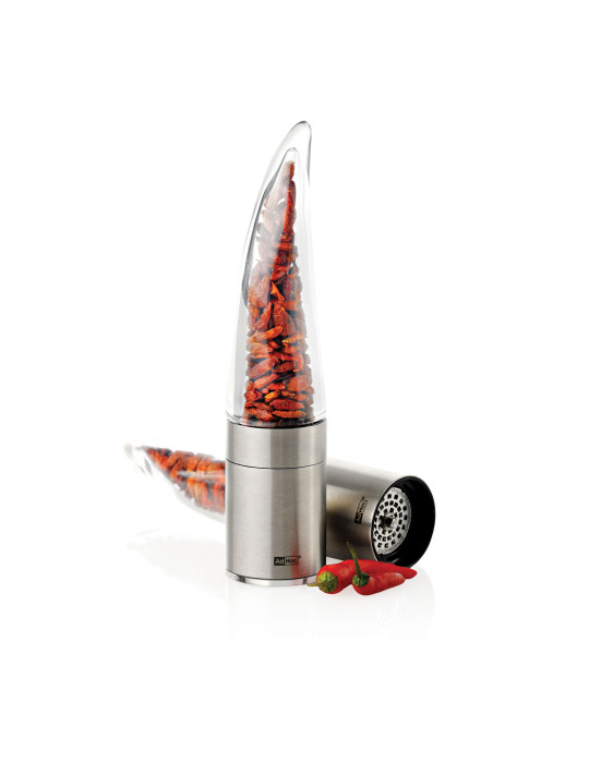Coupe-piment AdHoc Pepe en inox et acrylique personnalisable