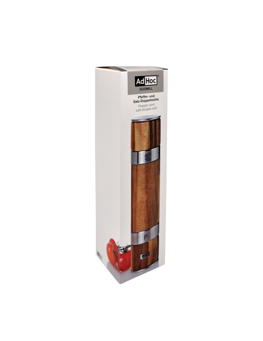 Double moulin sel et poivre AdHoc Duomill personnalisable