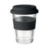 Gobelet en verre personnalisable  350 ml - ASTOGLASS Matières : verre Couleurs : noir cadeau entreprise pas cher