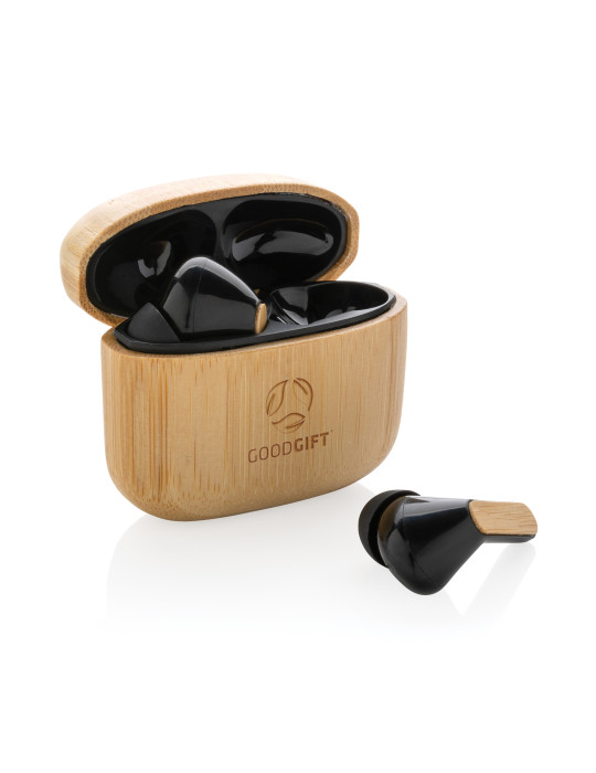 Écouteurs TWS bambou RCS 14 h personnalisables P329.93