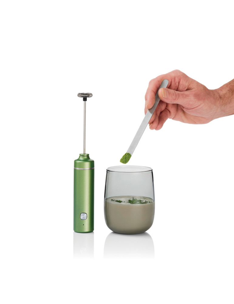 Coffret matcha AdHoc Chado avec mousseur rechargeable personnalisable
