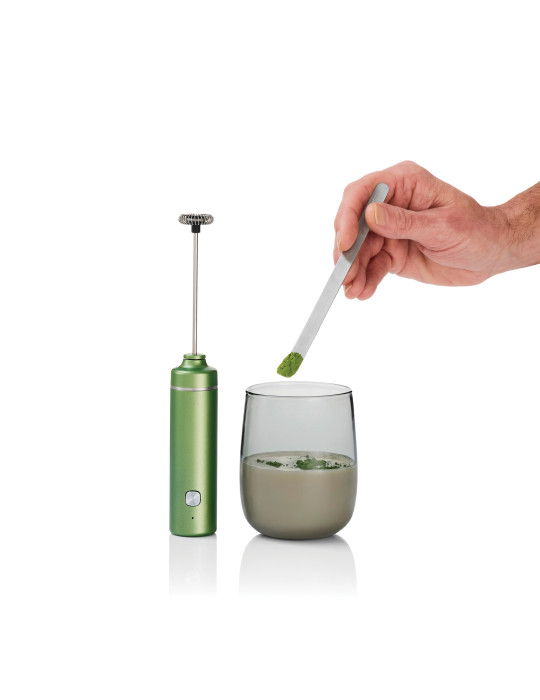 Coffret matcha AdHoc Chado avec mousseur rechargeable personnalisable