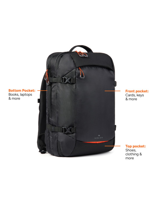 Sac à dos de voyage 25L en RCS Nordic Drift personnalisable