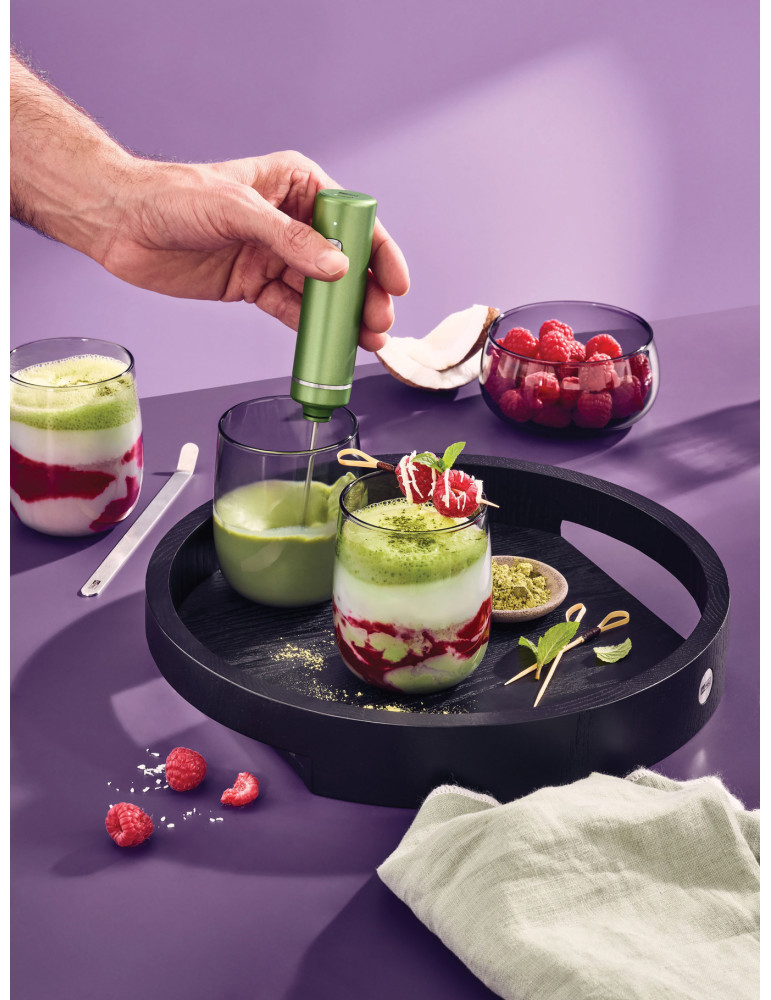 Coffret matcha AdHoc Chado avec mousseur rechargeable personnalisable