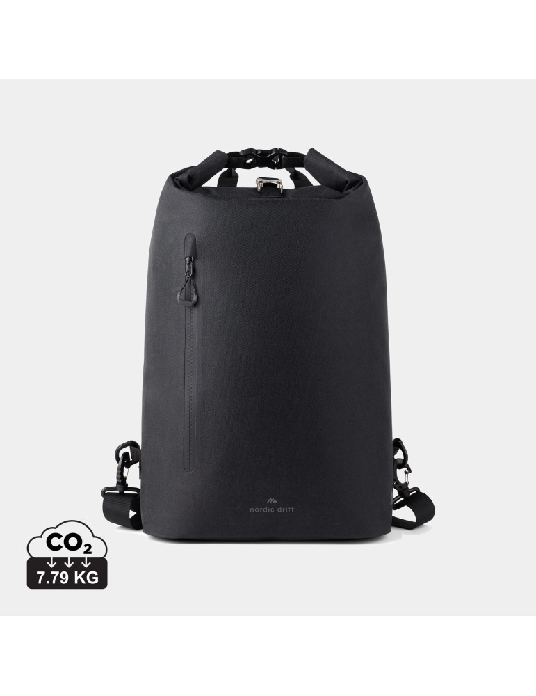 Sac à vélo imperméable 25L Nordic Drift Trail RCS personnalisable
