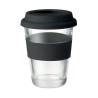 Gobelet en verre personnalisable  350 ml - ASTOGLASS Matières : verre Couleurs : noir impression haute définition