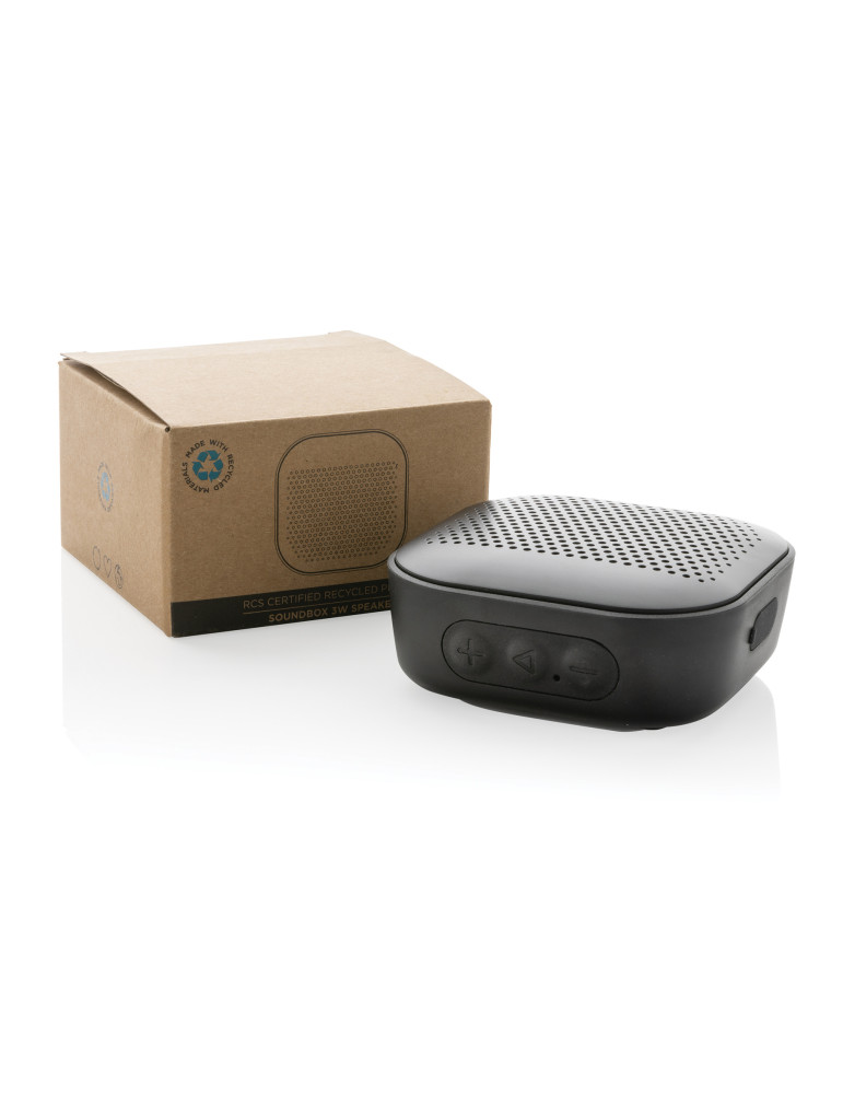 Enceinte Soundbox 3 W en ABS recyclé RCS personnalisable