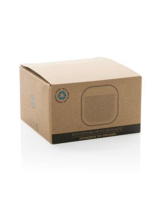 Enceinte Soundbox 3 W en ABS recyclé RCS personnalisable
