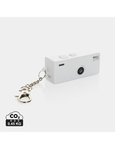 Porte-clés appareil photo Cliq it en ABS recyclé personnalisable 2