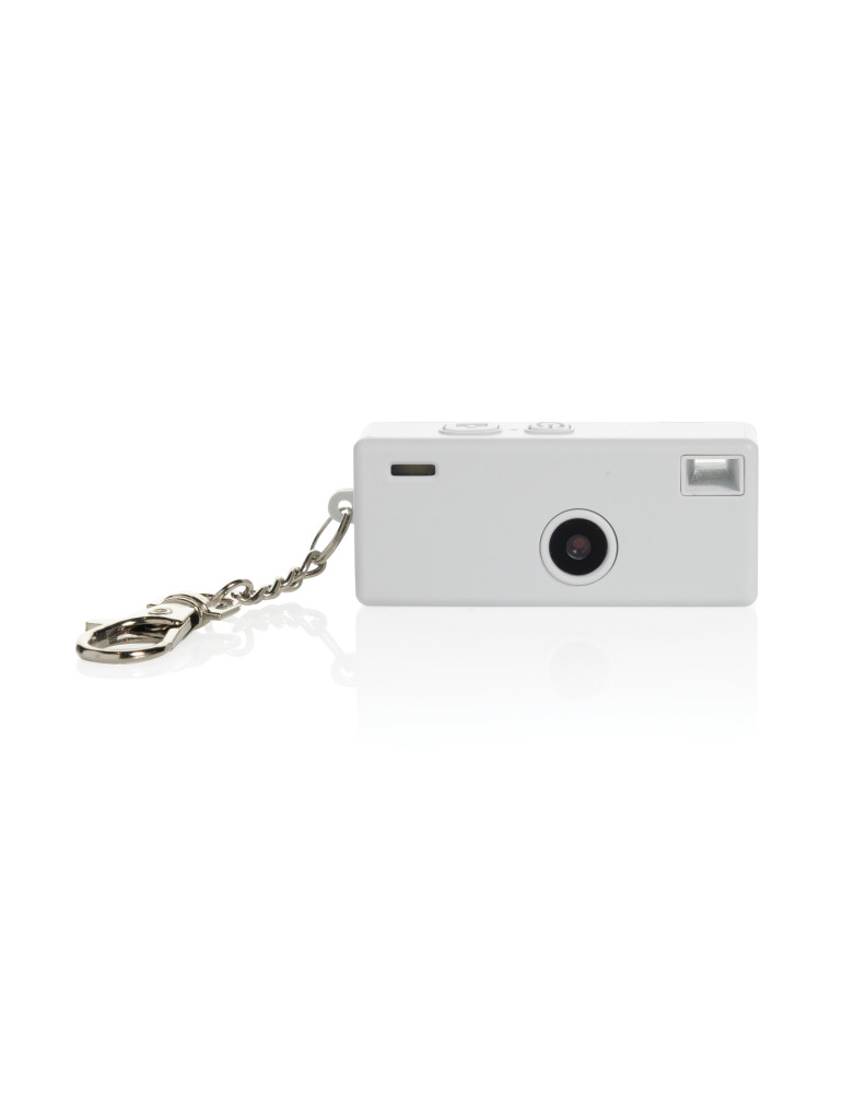Porte-clés appareil photo Cliq it en ABS recyclé personnalisable