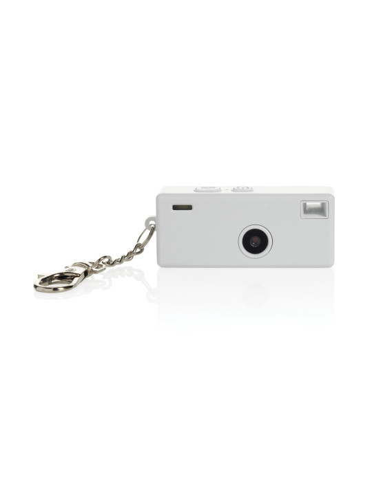 Porte-clés appareil photo Cliq it en ABS recyclé personnalisable