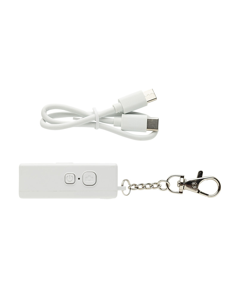 Porte-clés appareil photo Cliq it en ABS recyclé personnalisable