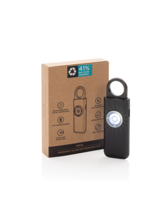 Alarme personnelle rechargeable Safio RCS personnalisable